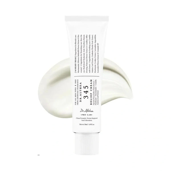 Dr. Althea 345 Relief Cream 50ml – Soothe Redness, Repair Skin Barrier & Hydrate Dry, Sensitive Skin