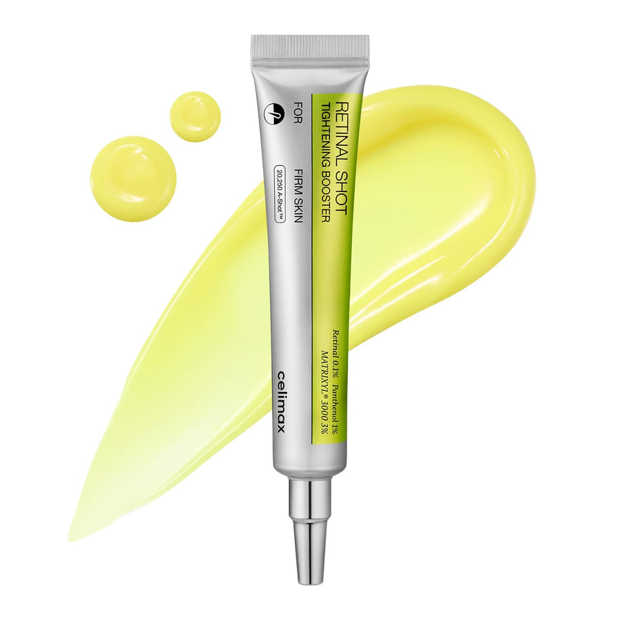 Celimax Vita A Retinal Shot Tightening Booster  – 0.1% Retinal & 3% Matrixyl Anti-Aging Serum for Wrinkles, Pore Minimizer, Firmer & Smoother Skin