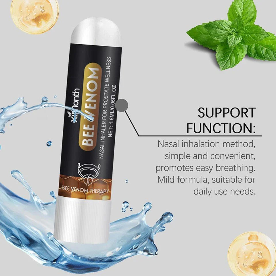 Ximonth Bee Venom Nasal Inhaler for Prostate Wellness - Stick for Men’s Circulation & Vitality Support